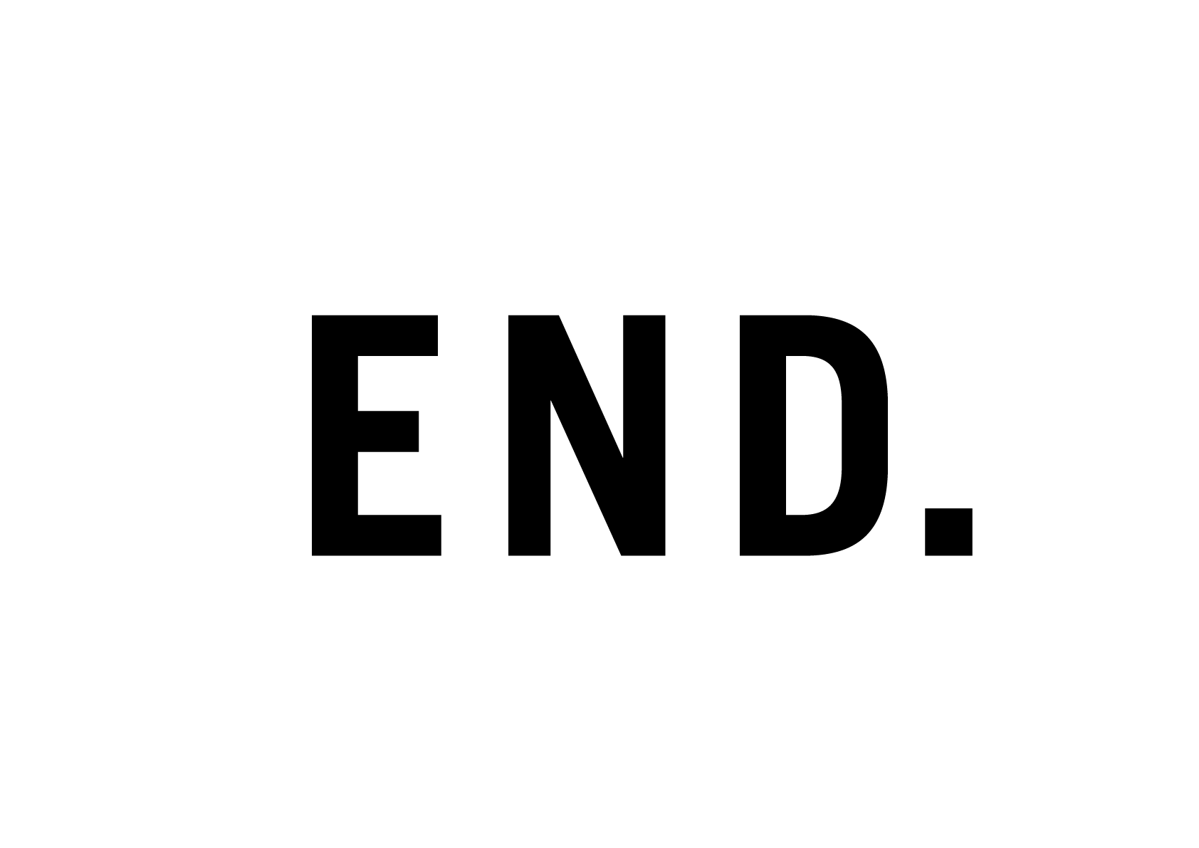 END logo